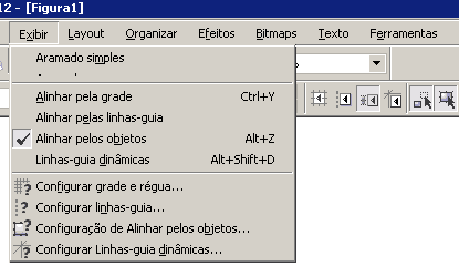 Personalizar comandos da barra de ferramentas de CorelDraw