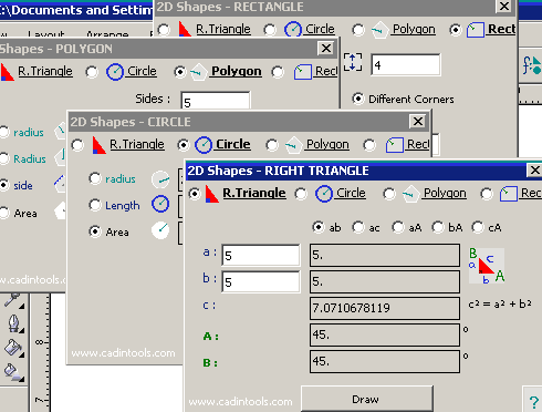 Macro to draw geometric shapes